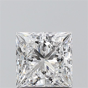 Picture of Natural Diamond 1.01 Carats, Princess with  Cut, D Color, VVS2 Clarity and Certified by GIA