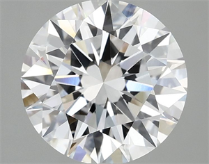 Picture of Lab Grown Diamond 2.38 Carats, Round with Ideal Cut, E Color, VVS2 Clarity and Certified by IGI