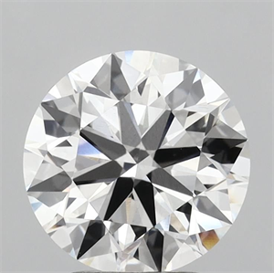 Picture of Lab Grown Diamond 3.31 Carats, Round with Ideal Cut, E Color, VS1 Clarity and Certified by IGI
