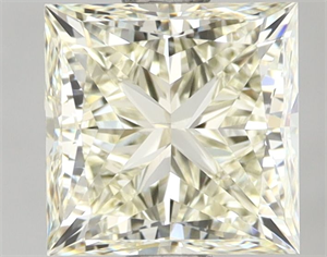 Picture of Natural Diamond 1.52 Carats, Princess with  Cut, L Color, VS1 Clarity and Certified by IGI