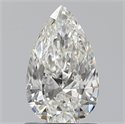 Natural Diamond 0.80 Carats, Pear with  Cut, I Color, VS2 Clarity and Certified by GIA