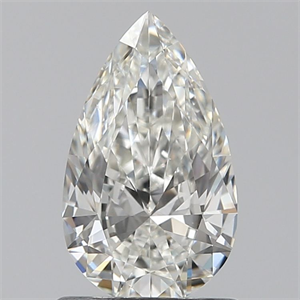 Picture of Natural Diamond 0.80 Carats, Pear with  Cut, I Color, VS2 Clarity and Certified by GIA
