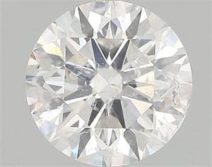 Picture of Natural Diamond 1.01 Carats, Round with Excellent Cut, G Color, I1 Clarity and Certified by IGI