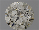 Natural Diamond 1.03 Carats, Round with Excellent Cut, K Color, VVS2 Clarity and Certified by IGI