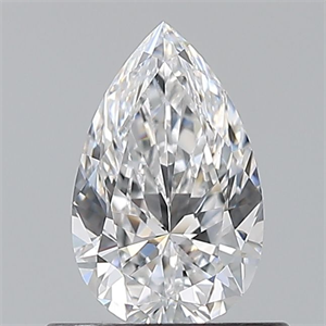Picture of Natural Diamond 0.60 Carats, Pear with  Cut, D Color, VS1 Clarity and Certified by GIA