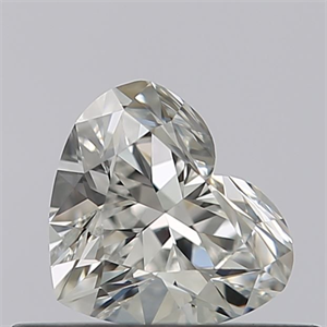 Picture of Natural Diamond 0.40 Carats, Heart with  Cut, F Color, VVS2 Clarity and Certified by GIA