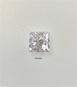 Picture of Natural Diamond 0.94 Carats, Princess with  Cut, G Color, VVS2 Clarity and Certified by GIA