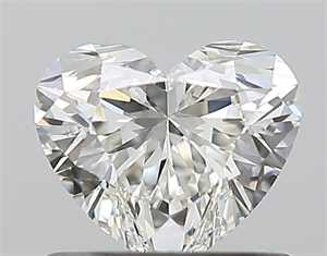 Picture of Natural Diamond 0.74 Carats, Heart with  Cut, G Color, IF Clarity and Certified by HRD