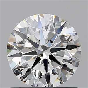 Picture of Natural Diamond 0.93 Carats, Round with Excellent Cut, G Color, SI2 Clarity and Certified by GIA