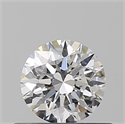 Natural Diamond 0.50 Carats, Round with Excellent Cut, E Color, VVS2 Clarity and Certified by GIA
