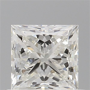 Picture of Natural Diamond 0.70 Carats, Princess with  Cut, I Color, VVS2 Clarity and Certified by GIA