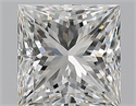 Natural Diamond 1.50 Carats, Princess with  Cut, H Color, VVS2 Clarity and Certified by GIA
