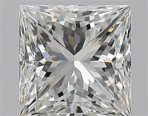 Picture of Natural Diamond 1.50 Carats, Princess with  Cut, H Color, VVS2 Clarity and Certified by GIA