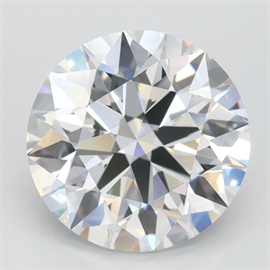 Picture of Lab Grown Diamond 3.58 Carats, Round with Ideal Cut, D Color, VVS1 Clarity and Certified by IGI