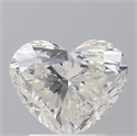 Natural Diamond 1.60 Carats, Heart with  Cut, I Color, SI2 Clarity and Certified by GIA