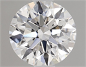 Lab Grown Diamond 1.01 Carats, Round with Ideal Cut, D Color, VS1 Clarity and Certified by IGI