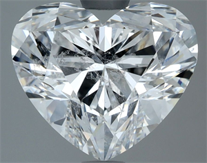 Picture of Natural Diamond 3.01 Carats, Heart with  Cut, D Color, SI2 Clarity and Certified by HRD
