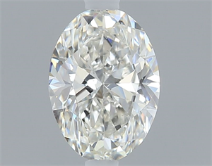 Picture of Natural Diamond 0.40 Carats, Oval with  Cut, H Color, SI1 Clarity and Certified by GIA