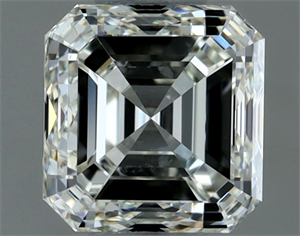 Picture of Natural Diamond 0.90 Carats, Asscher with  Cut, H Color, VS1 Clarity and Certified by IGI