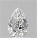 Natural Diamond 0.50 Carats, Pear with  Cut, F Color, VS1 Clarity and Certified by GIA