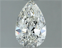 Natural Diamond 0.81 Carats, Pear with  Cut, H Color, SI1 Clarity and Certified by GIA