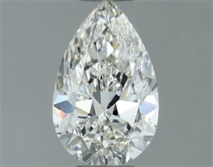 Picture of Natural Diamond 0.81 Carats, Pear with  Cut, H Color, SI1 Clarity and Certified by GIA