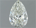 Natural Diamond 0.61 Carats, Pear with  Cut, I Color, IF Clarity and Certified by IGI