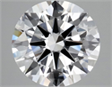 Lab Grown Diamond 3.00 Carats, Round with Ideal Cut, D Color, VVS2 Clarity and Certified by IGI