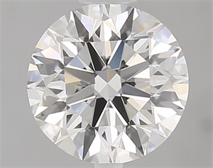 Picture of Natural Diamond 1.53 Carats, Round with Excellent Cut, H Color, IF Clarity and Certified by GIA