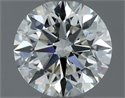 Natural Diamond 0.80 Carats, Round with Excellent Cut, H Color, VS1 Clarity and Certified by IGI