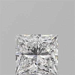 Foto Diamante Natural 0.71 quilates, Princesa , Color E, claridad VVS1 y certificado GIA de