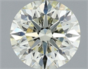 Natural Diamond 1.00 Carats, Round with Excellent Cut, N Color, VS2 Clarity and Certified by IGI