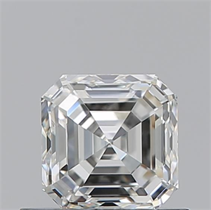 Picture of Natural Diamond 0.70 Carats, Asscher with  Cut, I Color, VVS2 Clarity and Certified by GIA