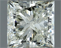 Natural Diamond 1.00 Carats, Princess with  Cut, K Color, VS2 Clarity and Certified by IGI