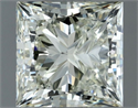 Natural Diamond 1.00 Carats, Princess with  Cut, K Color, VS2 Clarity and Certified by IGI