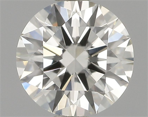 Picture of Natural Diamond 0.41 Carats, Round with Excellent Cut, K Color, VVS2 Clarity and Certified by GIA