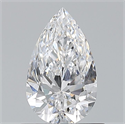 Natural Diamond 0.70 Carats, Pear with  Cut, D Color, VS1 Clarity and Certified by GIA