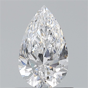 Picture of Natural Diamond 0.70 Carats, Pear with  Cut, D Color, VS1 Clarity and Certified by GIA