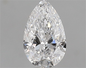 Picture of Natural Diamond 0.50 Carats, Pear with  Cut, D Color, VS2 Clarity and Certified by GIA