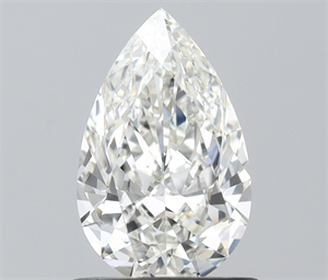 Picture of Natural Diamond 0.73 Carats, Pear with  Cut, H Color, VS1 Clarity and Certified by IGI