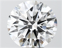 Del inventario de diamantes de laboratorio, 6.55 quilates, Redondo , Color E, claridad VVS2 y certificado IGI