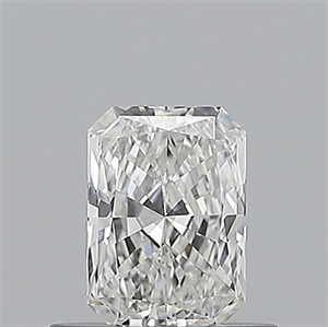 Picture of Natural Diamond 0.50 Carats, Radiant with  Cut, F Color, VS1 Clarity and Certified by GIA