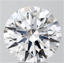 Lab Grown Diamond 5.07 Carats, Round with Ideal Cut, D Color, VS2 Clarity and Certified by IGI