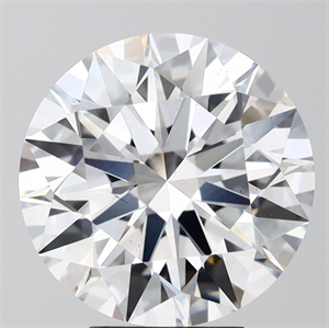 Picture of Lab Grown Diamond 5.07 Carats, Round with Ideal Cut, D Color, VS2 Clarity and Certified by IGI