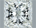 Natural Diamond 1.04 Carats, Princess with  Cut, J Color, VVS1 Clarity and Certified by IGI