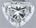 Natural Diamond 0.81 Carats, Heart with  Cut, I Color, SI2 Clarity and Certified by GIA