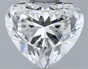 Picture of Natural Diamond 0.81 Carats, Heart with  Cut, I Color, SI2 Clarity and Certified by GIA