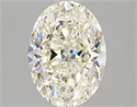 Natural Diamond 2.50 Carats, Oval with  Cut, J Color, SI1 Clarity and Certified by IGI