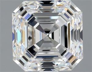 Picture of Natural Diamond 2.01 Carats, Asscher with  Cut, G Color, VVS2 Clarity and Certified by GIA