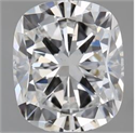 Natural Diamond 2.51 Carats, Cushion with  Cut, D Color, VS2 Clarity and Certified by GIA